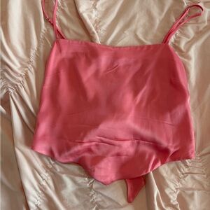 Gianni Bini Coral Satin Top